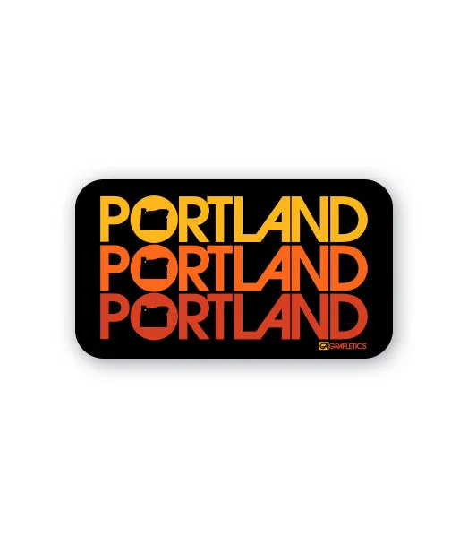 Portland Triple Sticker