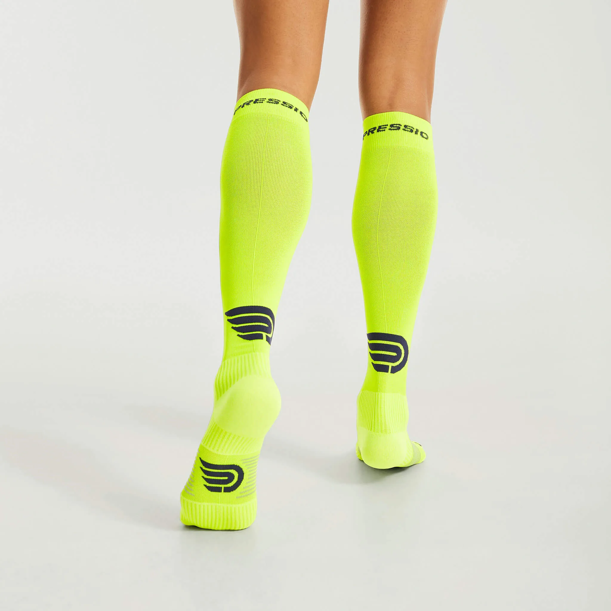 Pressio | Unisex EQ Compression Socks - Yellow/Navy