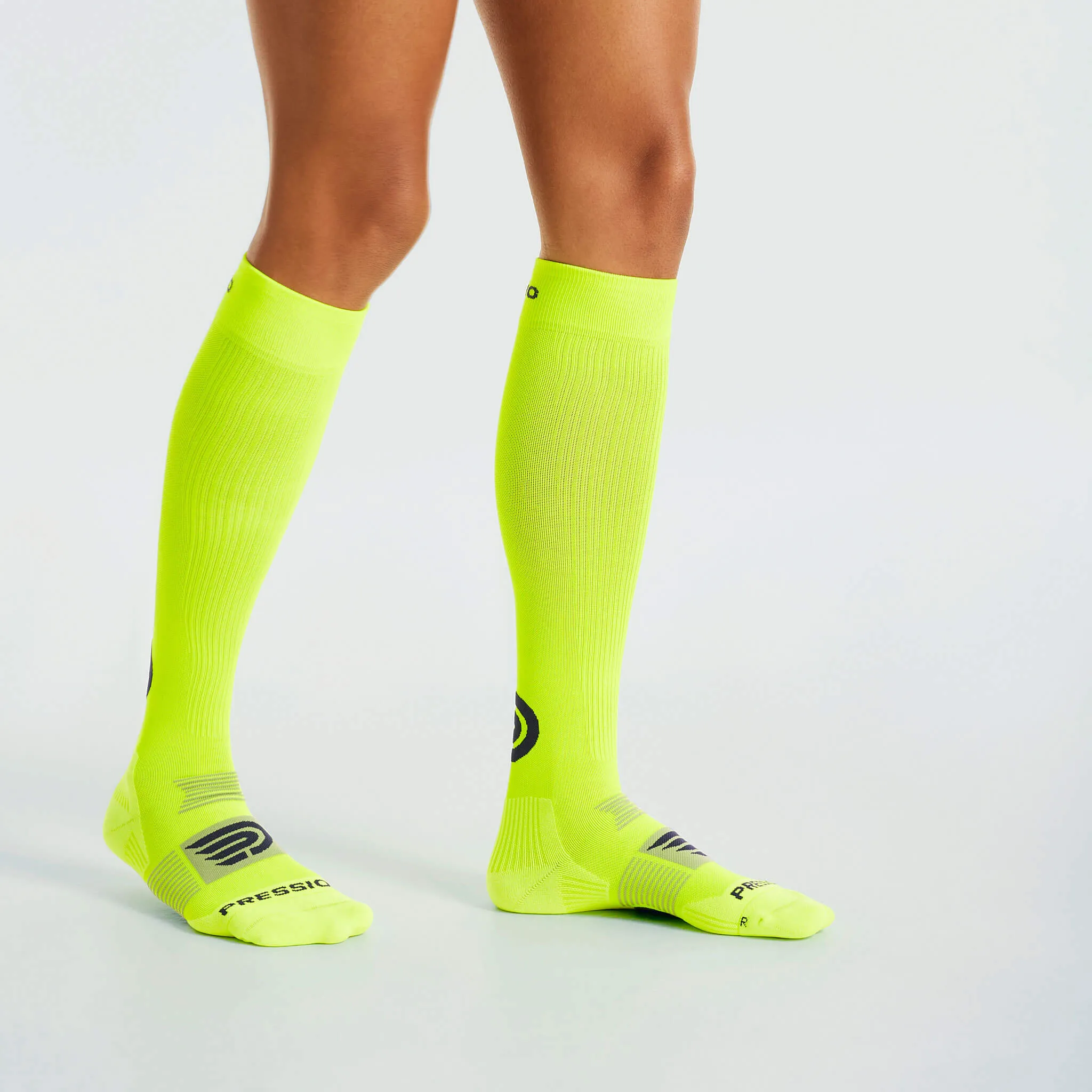 Pressio | Unisex EQ Compression Socks - Yellow/Navy