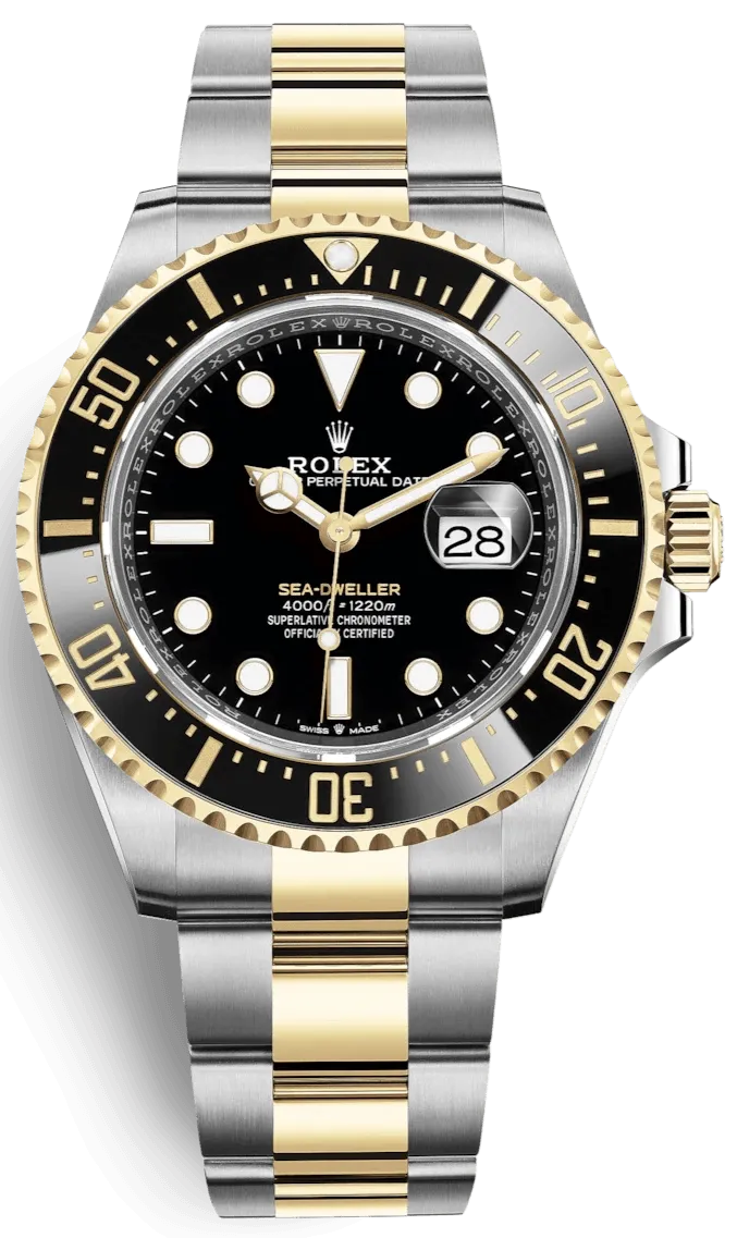 Rolex Sea-Dweller 43mm Two-Tone Yellow Gold & Steel Rolesor Case - Oyster Bracelet (Ref# 126603)