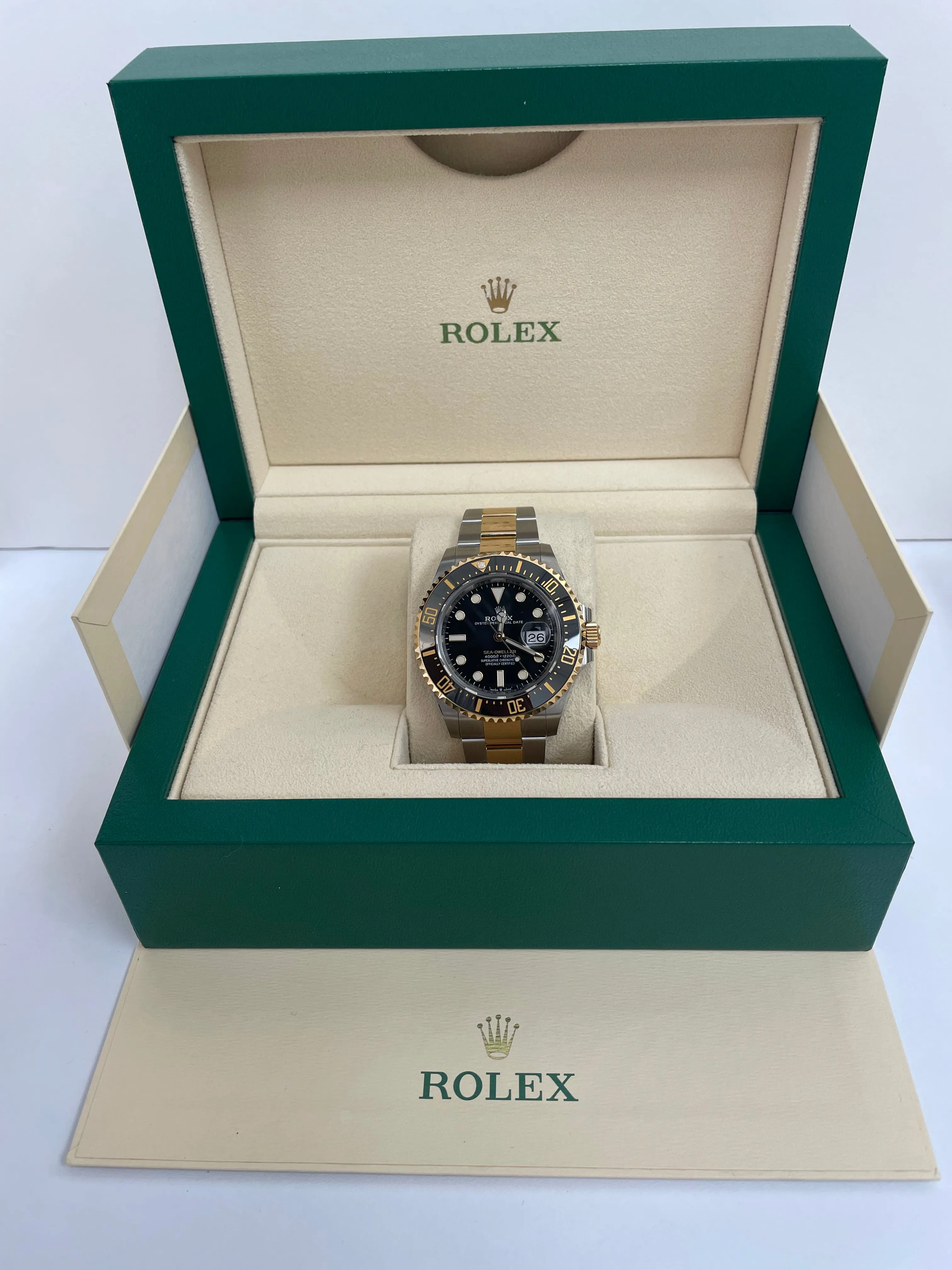 Rolex Sea-Dweller 43mm Two-Tone Yellow Gold & Steel Rolesor Case - Oyster Bracelet (Ref# 126603)