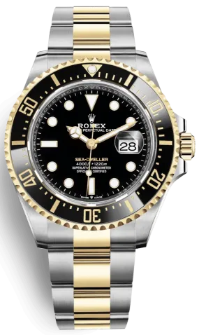 Rolex Sea-Dweller 43mm Two-Tone Yellow Gold & Steel Rolesor Case - Oyster Bracelet (Ref# 126603)