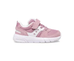 Saucony Toddler Girls Jazz Lite 2 Velcro Sneaker Blush