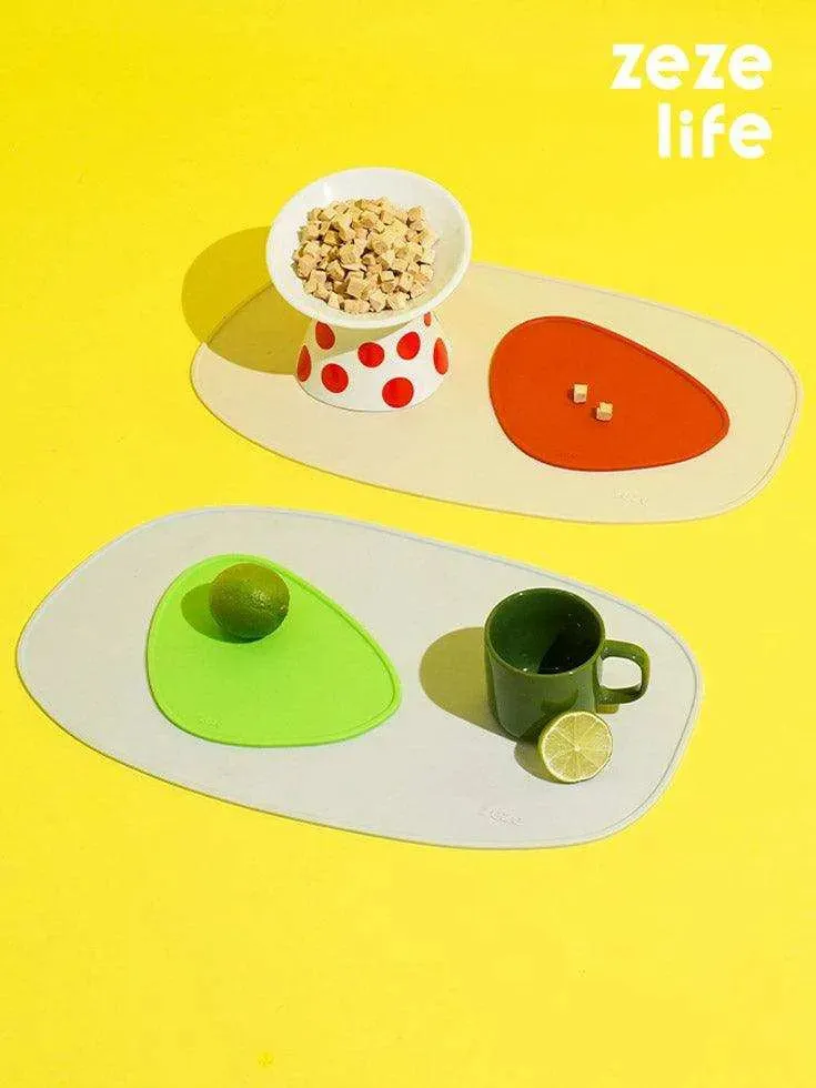 Shaped Silicone Pet Food Mat