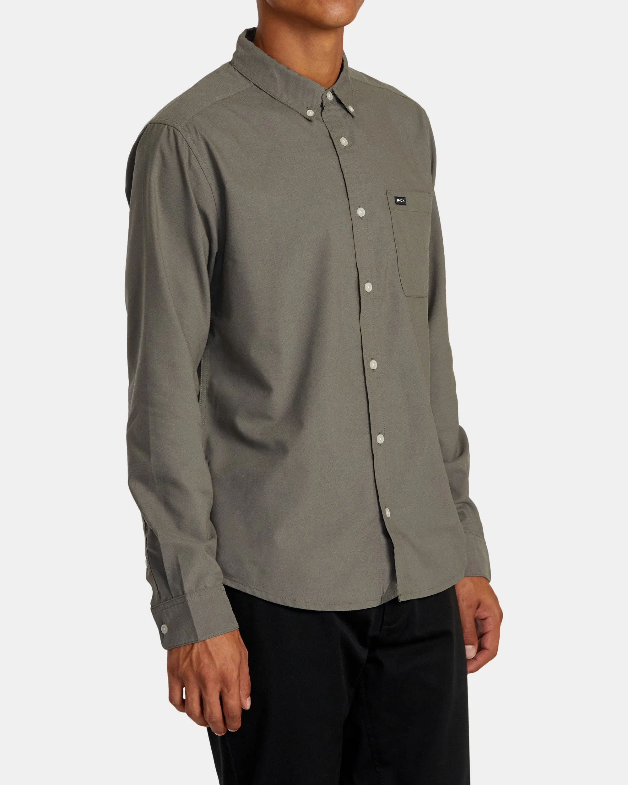 That'll Do Long Sleeve Shirt - Sage Leaf