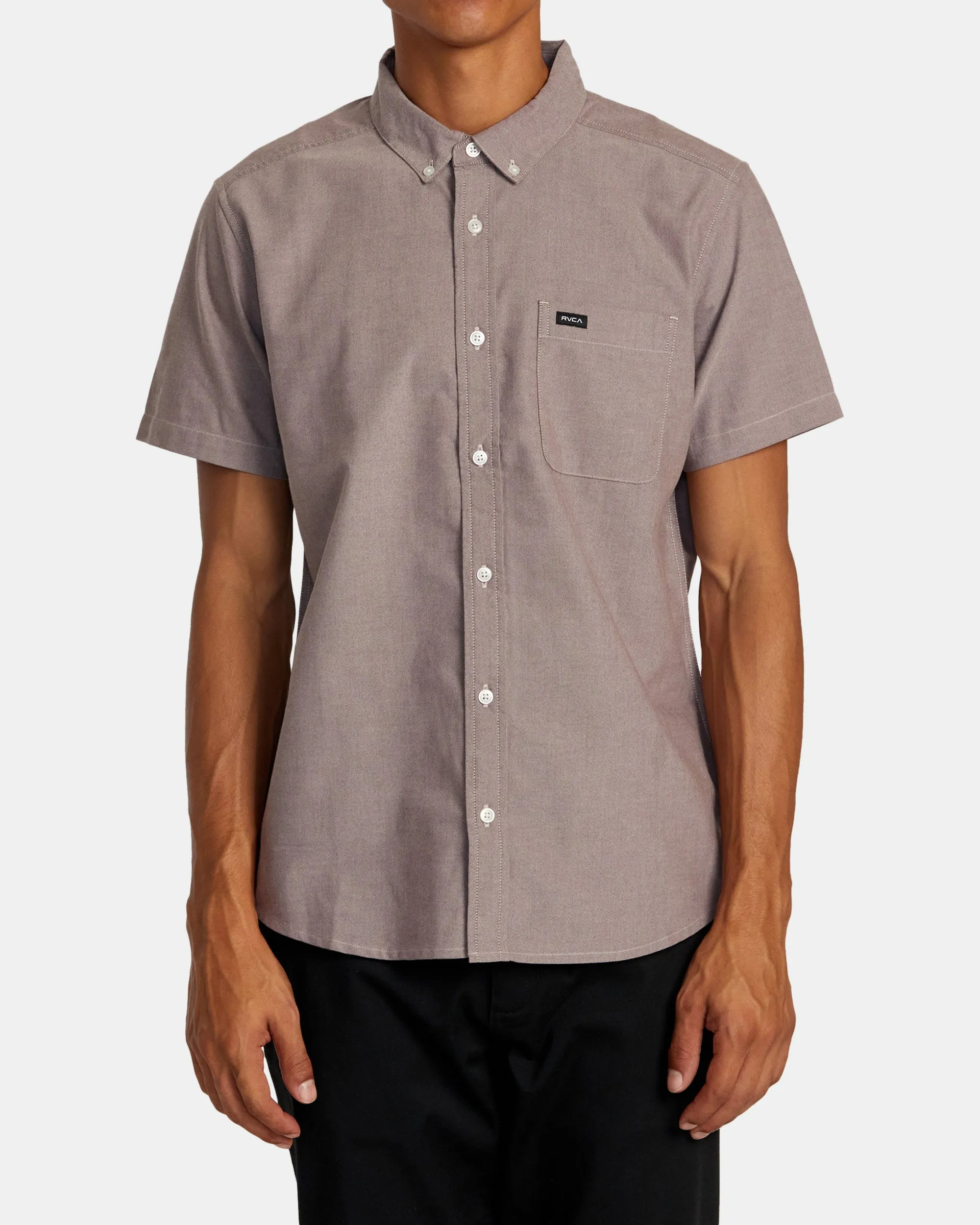 That'll Do Short Sleeve Shirt - Plum Ash