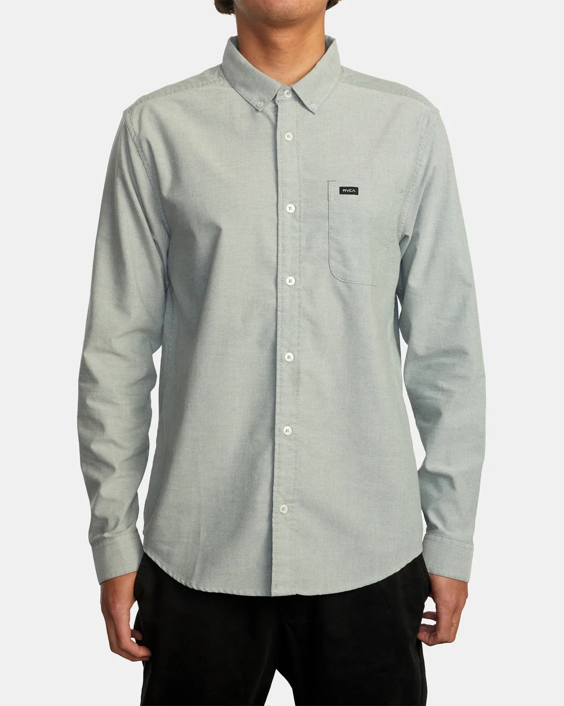 That'll Do Stretch Long Sleeve Shirt - Balsam Green