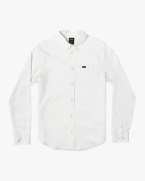 That'll Do Stretch Long Sleeve Shirt - White