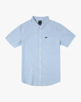 That'll Do Stretch Short Sleeve Shirt - Oxford Blue