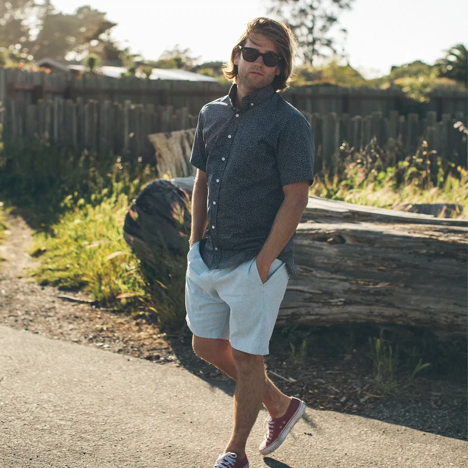 The Short Sleeve Jack in Navy Mini Floral