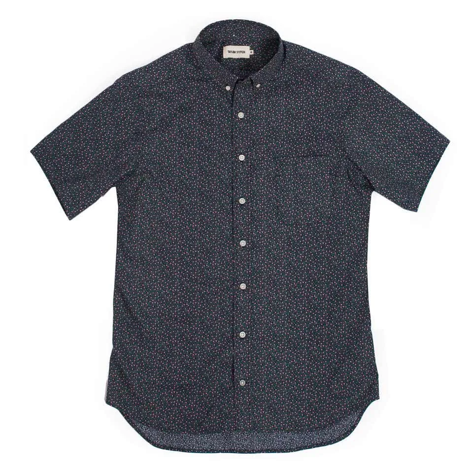 The Short Sleeve Jack in Navy Mini Floral