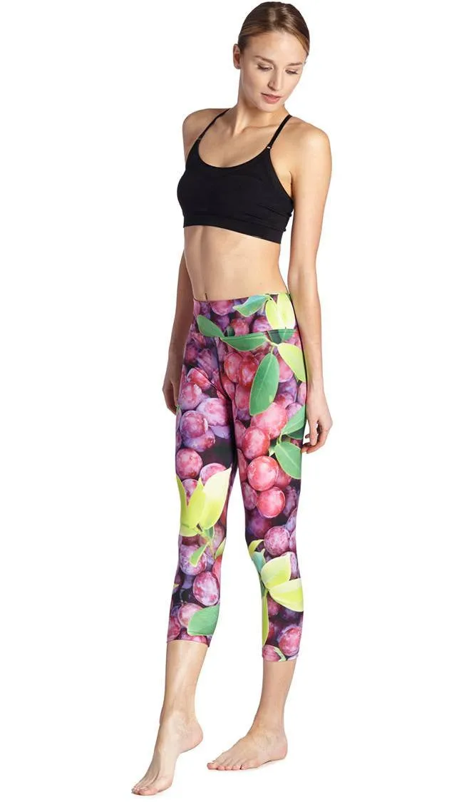 Wine - Triathlon Capri Leggings - CUSTOM ORDER